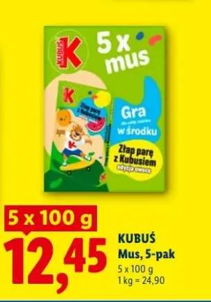 Mus KUBUŚ 5-pak 100g