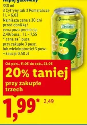 Napój gazowany ZBYSZKO
