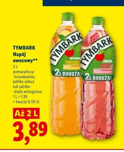 Napój owocowy Tymbark pomarańcza-brzoskwinia