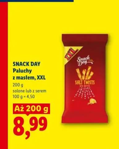 Paluchy z masłem z serem XXL Snack Day