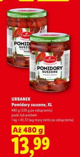 Pomidory suszone Urbanek XL połówki