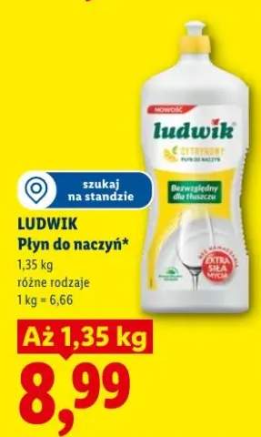 Płyn do naczyń LUDWIK Cytrynowy