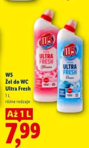 Żel do WC W5 Ultra Fresh Ocean