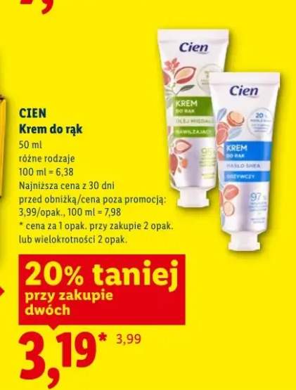 Krem do rąk Cien