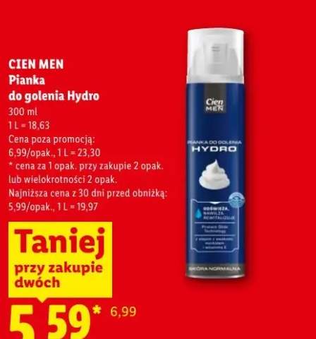 Pianka do golenia Hydro CIEN MEN