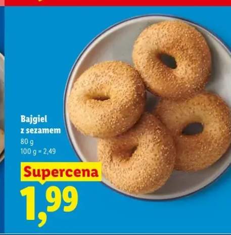 Bajgiel z sezamem
