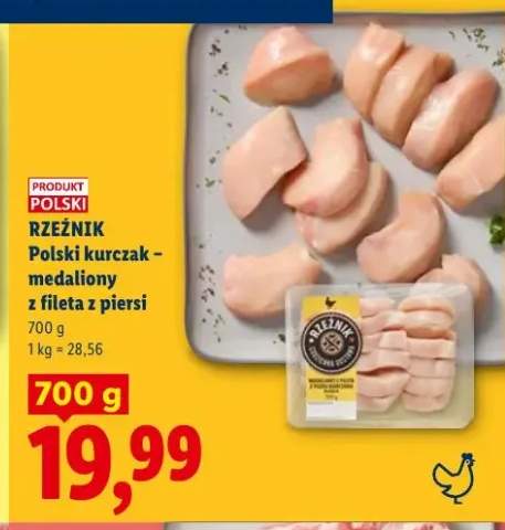 Polski kurczak - medaliony z fileta z piersi Rzeźnik