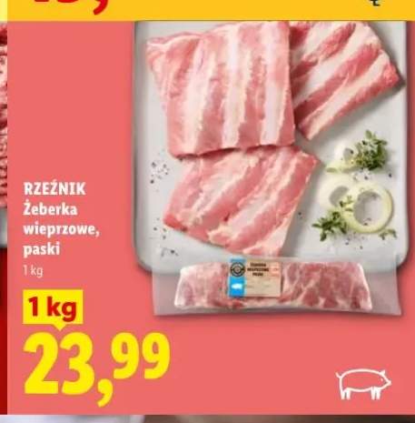 Żeberka wieprzowe paski Rzeźnik