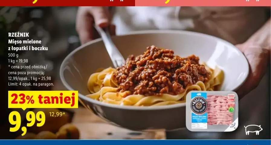 Mięso mielone z łopatki i boczku Rzeźnik