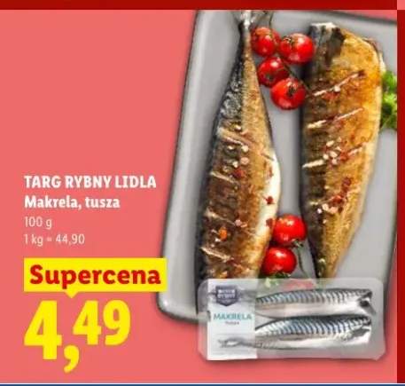 Makrela tusza Targ Rybny Lidla
