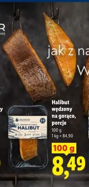 Halibut wędzony na gorąco porcje SEAMOR
