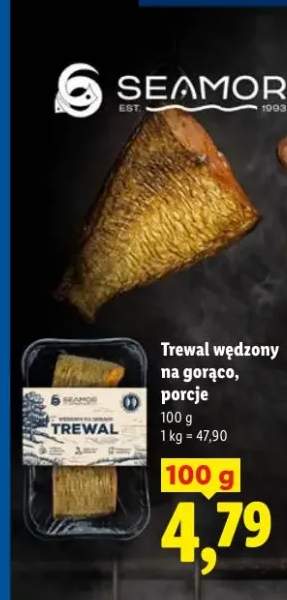 Trewal wędzony na gorąco porcje SEAMOR