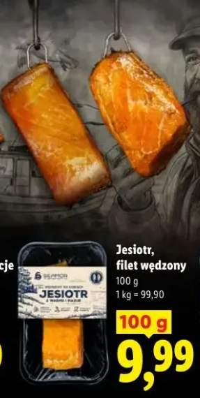 Jesiotr filet wędzony SEAMOR
