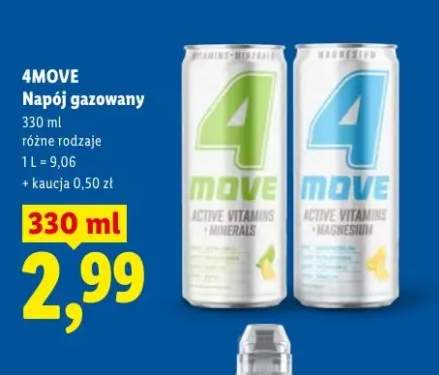 Napój gazowany 4Move Active Vitamins + Minerals