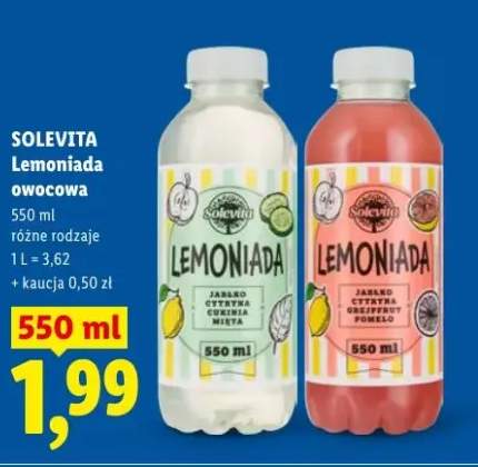 Lemoniada owocowa Solevita