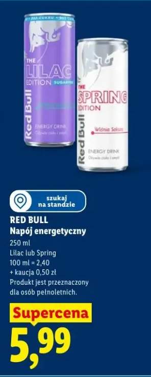 Napój energetyczny Red Bull