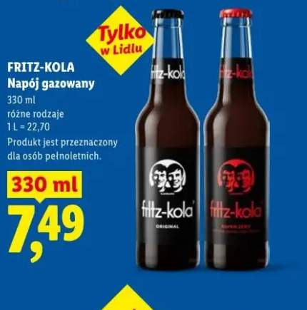 Napój gazowany Fritz-Kola Super Zero
