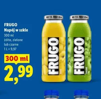 Napój w szkle Frugo czarne