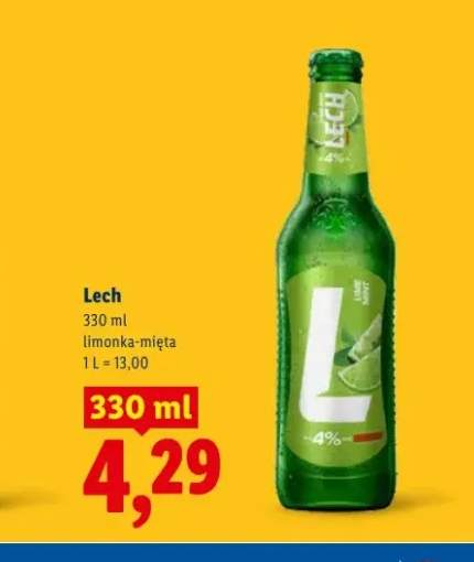 Piwo Lech limonka-mięta