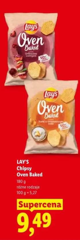Chipsy Lay's Oven Baked Grillowane warzywa