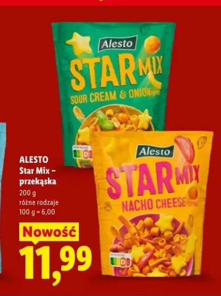 Przekąska Star Mix Sour Cream & Onion Alesto