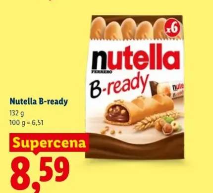 Wafle Nutella B-ready 6-pak