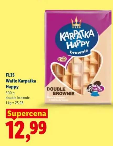 Wafle Karpatka Happy double brownie