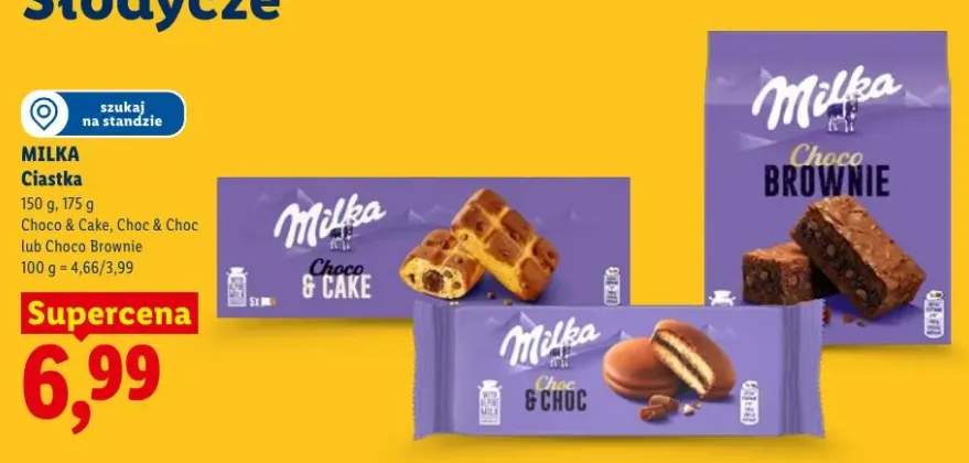 Ciastka Choco & Cake Milka