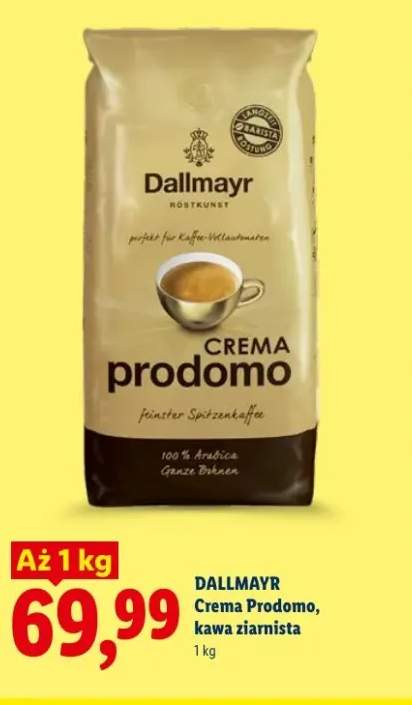 Kawa ziarnista Dallmayr Crema Prodomo