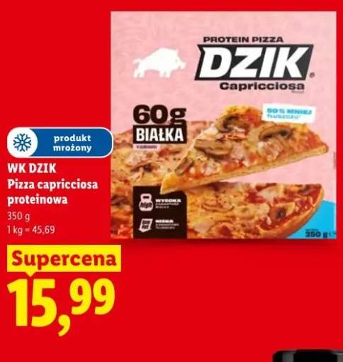 Pizza capricciosa proteinowa WK DZIK