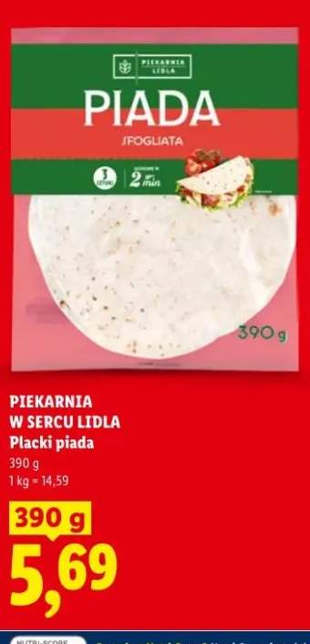 Placki piada Piekarnia w sercu Lidla