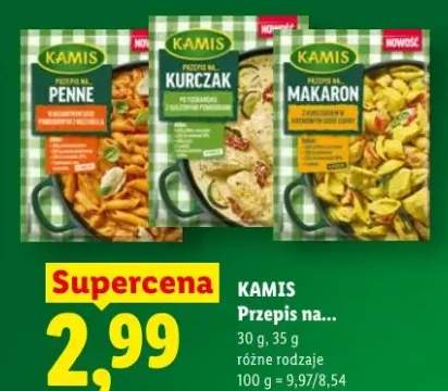 Przyprawa Przepis na... Penne w aksamitnym sosie pomidorowym z mozzarellą Kamis