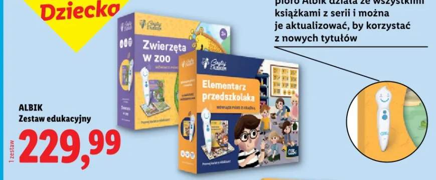 Zestaw edukacyjny ALBIK Elementarz przedszkolaka