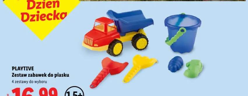 Zestaw zabawek do piasku Playtive