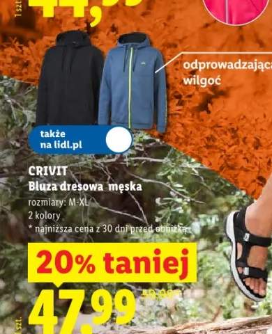 Bluza dresowa męska CRIVIT