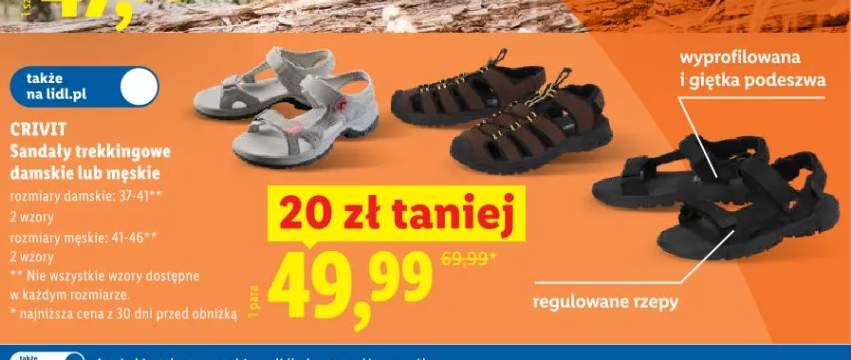 Sandały trekkingowe CRIVIT