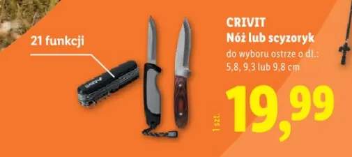 Scyzoryk CRIVIT 21 funkcji