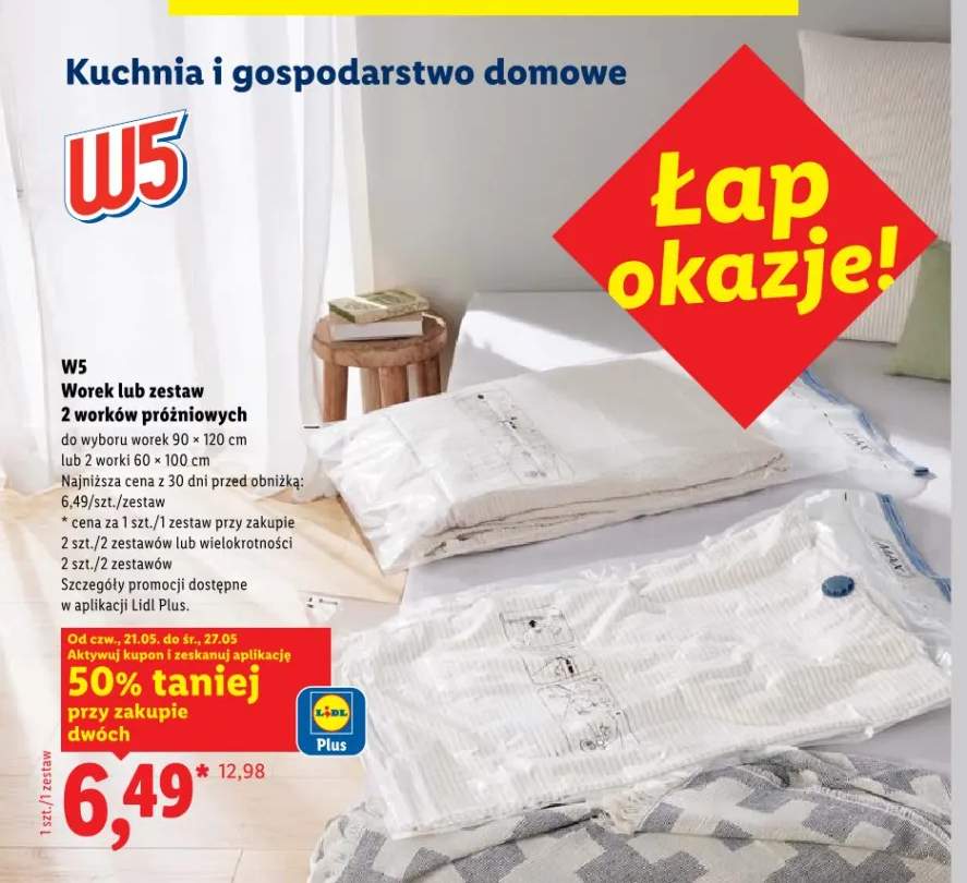 W5 Worek próżniowy 90x120cm