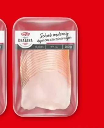 Szynka lub schab wędzone dymem czereśniowym Pikok od Krajana