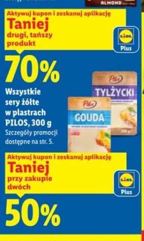 Ser żółty w plastrach Pilos Tylżycki