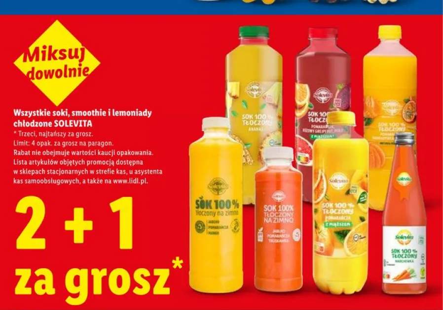 Sok 100% tłoczony Solevita Ananas