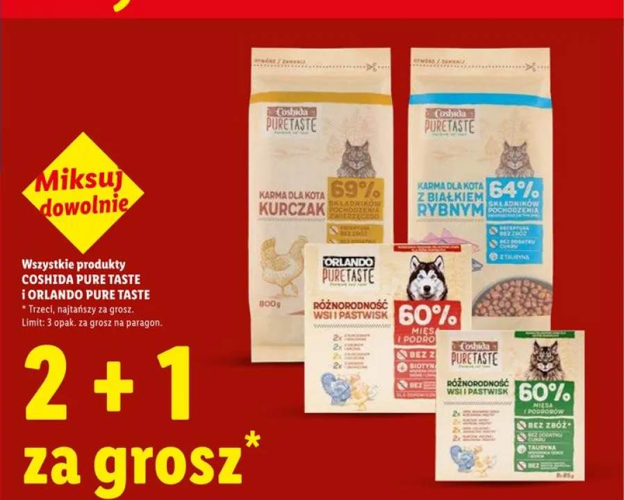 Karma dla kota COSHIDA Pure Taste Kurczak
