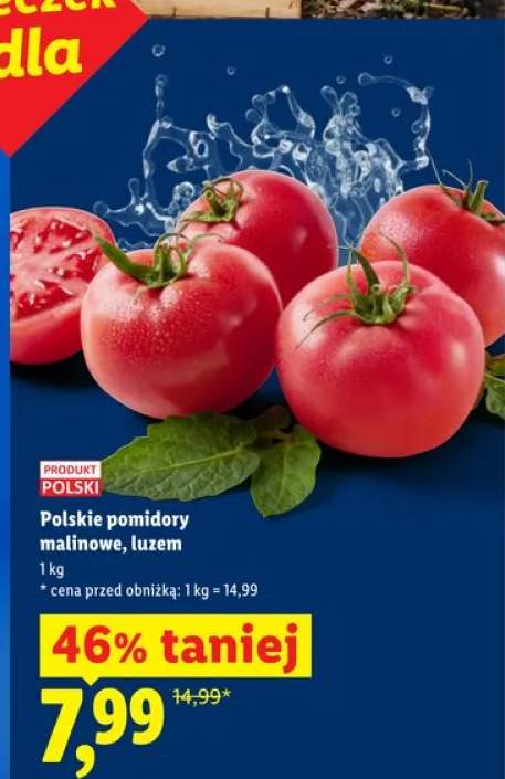 Polskie pomidory malinowe luzem