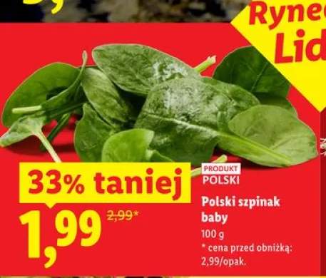 Szpinak baby polski