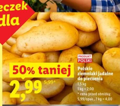Ziemniaki jadalne do pieczenia polskie