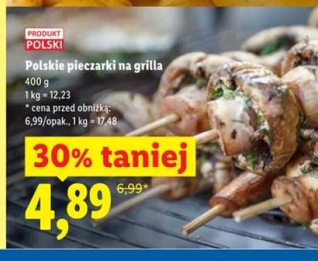 Pieczarki na grilla polskie