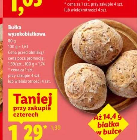 Bułka wysokobiałkowa