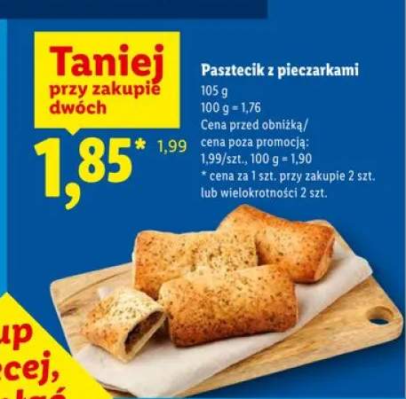 Pasztecik z pieczarkami