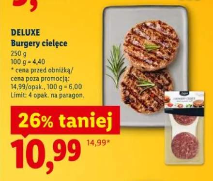 Burgery cielęce DELUXE