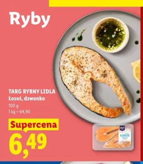 Łosoś dzwonko Targ Rybny Lidla